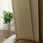Beauty Home Ύφασμα κουρτίνας με το μέτρο μεσαίας σκίασης Effect Art 8443 Φ320 Λαδί - Image 7