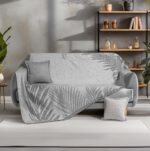 Beauty Home Ριχτάρια σετ 2τμχ Art 8635 (180x250+180x300) Γκρι