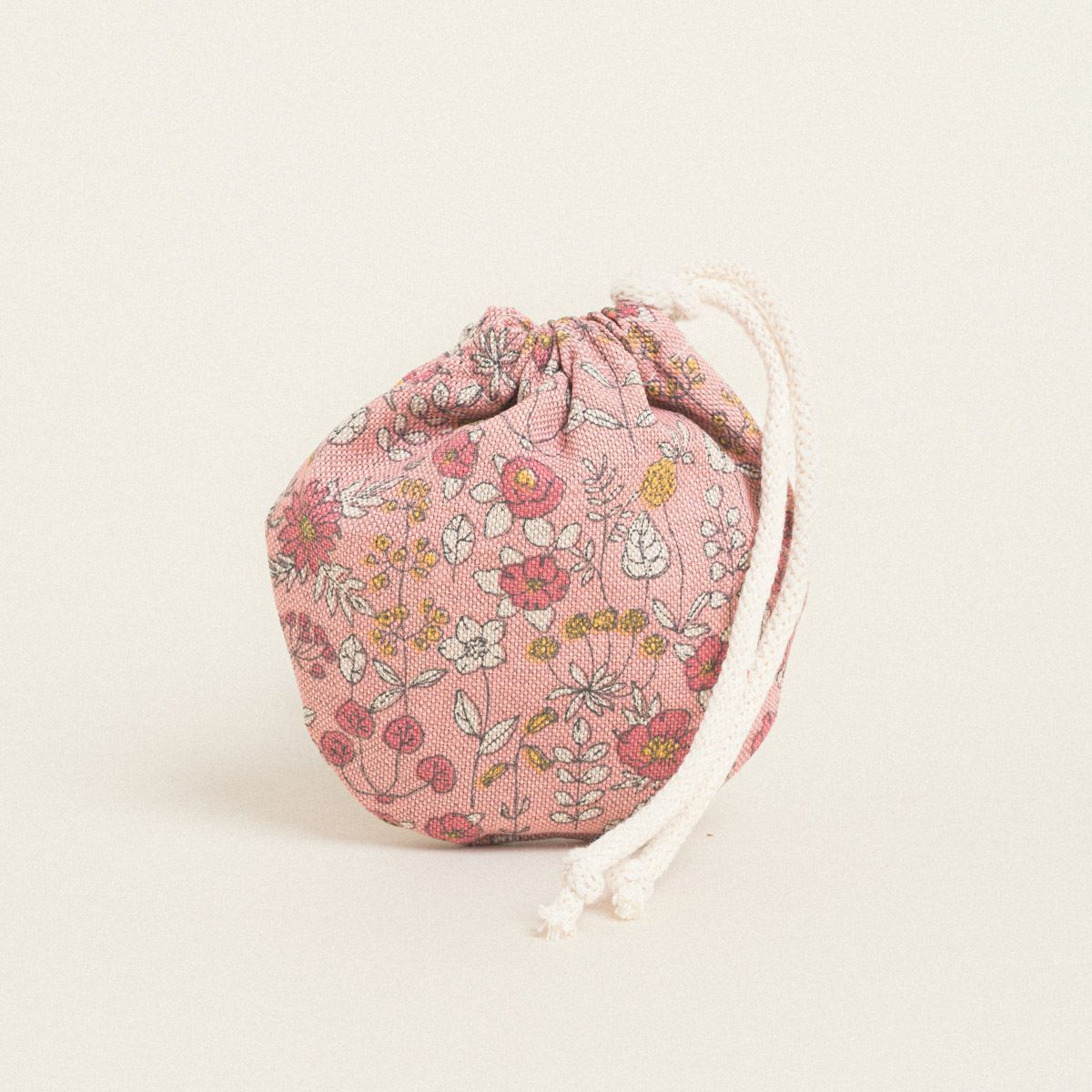 Beauty Home ΠΟΥΓΚΙ ΟΒΑΛ ΜΕ ΚΟΡΔΟΝΙ 13 x 14 cm ΣΑΠΙΟ ΜΗΛΟ ΦΛΟΡΑΛ