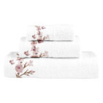 Πετσέτες Σετ 3ΤΜΧ Cherry Blossom Borea Home Textiles - Image 8