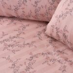 Beauty Home Σετ πάπλωμα υπέρδιπλο Art 12214 Flora 100% Βαμβακοσατέν 300tc 220x240 Σομόν - Image 2