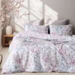 Beauty Home Σετ παπλωματοθήκη μονή Ninet Art 12252 165x245 Γκρι,Ροζ