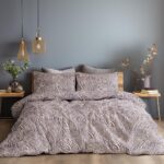 Beauty Home Σετ σεντόνια φανελένια υπέρδιπλα με λάστιχο Gogh Art 12334 170x200+32 Μόκα