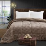 Beauty Home Κουβερτοπάπλωμα μονό Art 12654 160x240 Μόκα