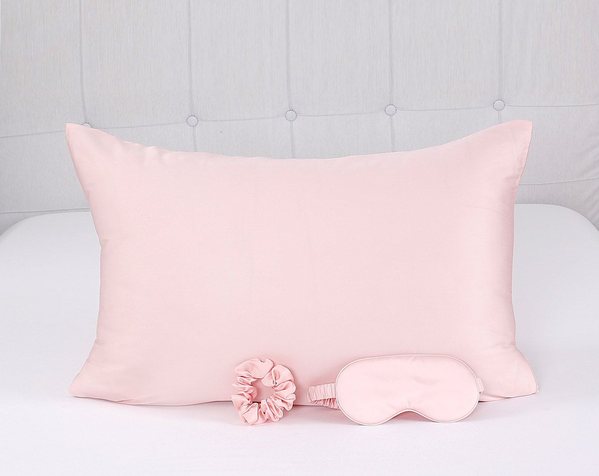 Beauty Home Σετ ομορφιάς ύπνου 3τμχ Art 7007 100% Tencel - Ροζ