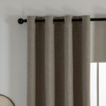 Beauty Home Κουρτίνα Full Blackout σκίασης με 8 κρίκους Elite Art 8392 Beige-Νο5 140x270 Μπεζ - Image 3