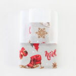 Πετσέτες Χριστουγεννιάτικες Σετ 2ΤΜΧ Noel Borea Home Textiles - Image 4