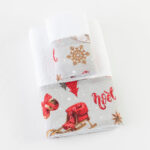Πετσέτες Χριστουγεννιάτικες Σετ 2ΤΜΧ Noel Borea Home Textiles