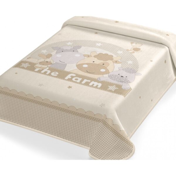 ΚΟΥΒΕΡΤΑ ΙΣΠΑΝΙΑΣ ΚΟΥΝΙΑΣ 110X140 BELPLA STER 664 BEIGE