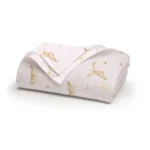 Κουβέρτα Πικέ Κούνιας Blush Ροζ Borea Home Textiles 110 x 140 cm