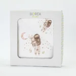 Πετσέτες Σετ 2ΤΜΧ Goodnight Λευκό-Πετρόλ Borea Home Textiles - Image 11