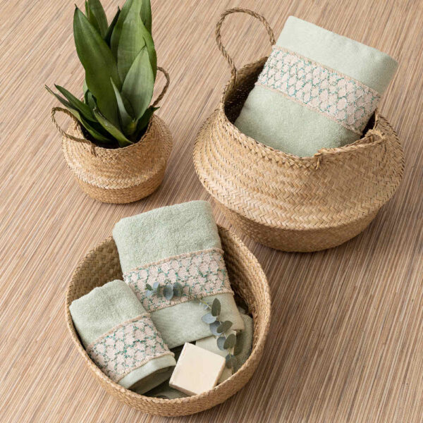 Πετσέτες Σετ 3ΤΜΧ Dahlia Borea Home Textiles 70 x 140 / 50 x 90 / 30 x 50 cm