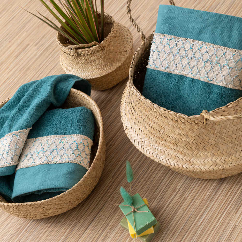 Πετσέτες Σετ 3ΤΜΧ Dahlia Borea Home Textiles 70 x 140 / 50 x 90 / 30 x 50 cm