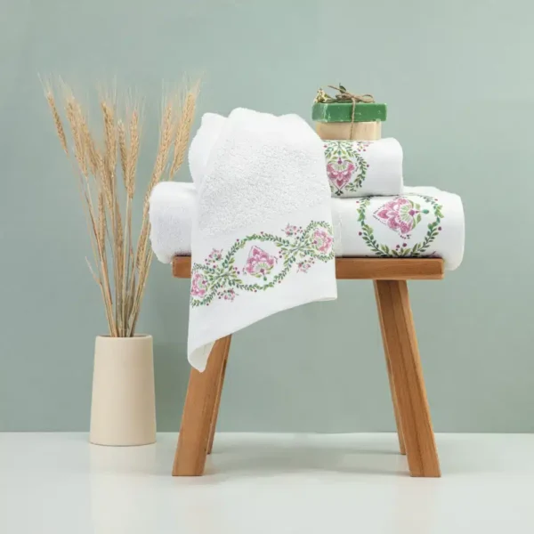 Πετσέτα Προσώπου Lotus Borea Home Textiles 50 x 90 cm