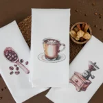 Ποτηρόπανα Κουζίνας Coffee Σετ 3ΤΜΧ Borea Home Textiles (3) 50 x 70 cm