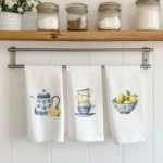 Ποτηρόπανα Κουζίνας Lemons Σετ 3ΤΜΧ Borea Home Textiles (3) 50 x 70 cm