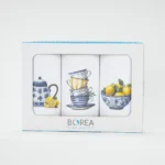 Ποτηρόπανα Κουζίνας Lemons Σετ 3ΤΜΧ Borea Home Textiles - Image 2