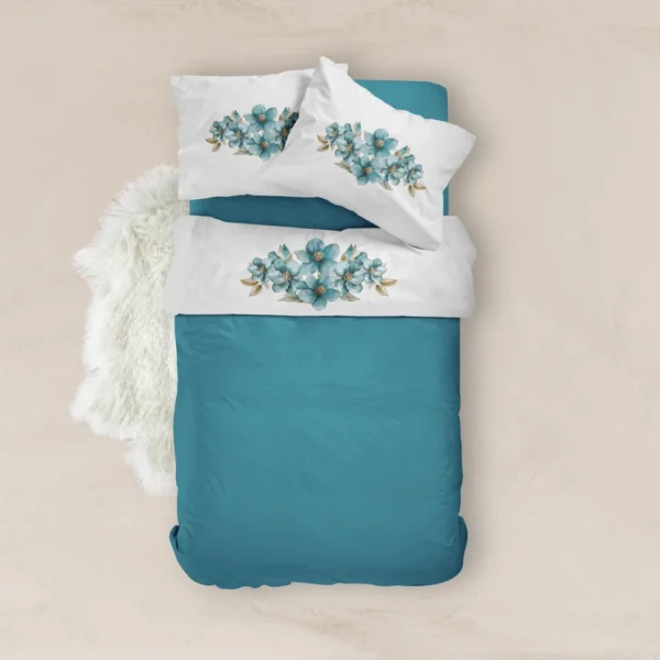 Σεντόνι Digital Print Σετ Emerald Υπέρδιπλο Borea Home Textiles 220 x 240 cm + (2) 50 x 70 cm