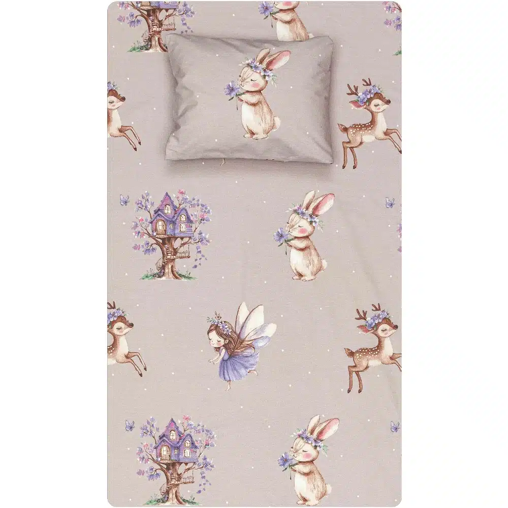 Σεντόνι Σετ 2ΤΜΧ Magic Garden Moνό Borea Home Textiles 160 x 240 cm + 50 x 70 cm