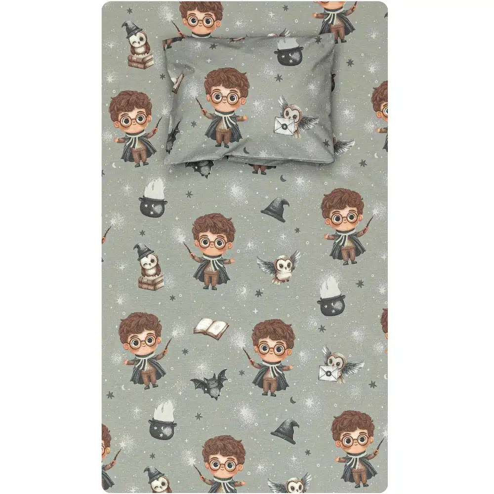 Σεντόνι Σετ 2ΤΜΧ Wizard Moνό Borea Home Textiles 160 x 240 cm + 50 x 70 cm