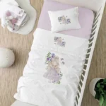 Σεντόνια Κούνιας Σετ Lily Borea Home Textiles (2) 120 x 160 cm + 30 x 40 cm