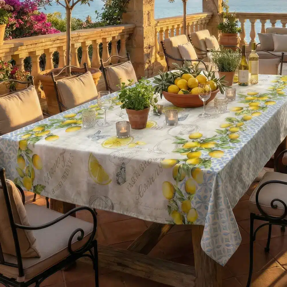 Τραπεζομάντηλο Lemons Borea Home Textiles 140 x 260 cm