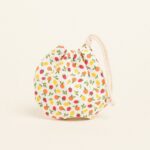 Beauty Home ΠΟΥΓΚΙ ΟΒΑΛ ΜΕ ΚΟΡΔΟΝΙ 13 x 14 cm ΜΙΝΙ ΦΡΟΥΤΑ MIX