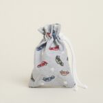 Beauty Home ΠΟΥΓΚΙ ΜΕ ΚΟΡΔΟΝΙ 12 x 17 cm ΜΙΝΙ ΑΥΤΟΚΙΝΗΤΑΚΙΑ ΓΚΡΙ