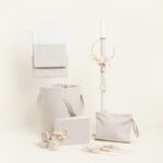 Beauty Home ΣΕΤ ΒΑΠΤΙΣΗΣ ΜΠΕΖ ΧΡΥΣΟ LUREX