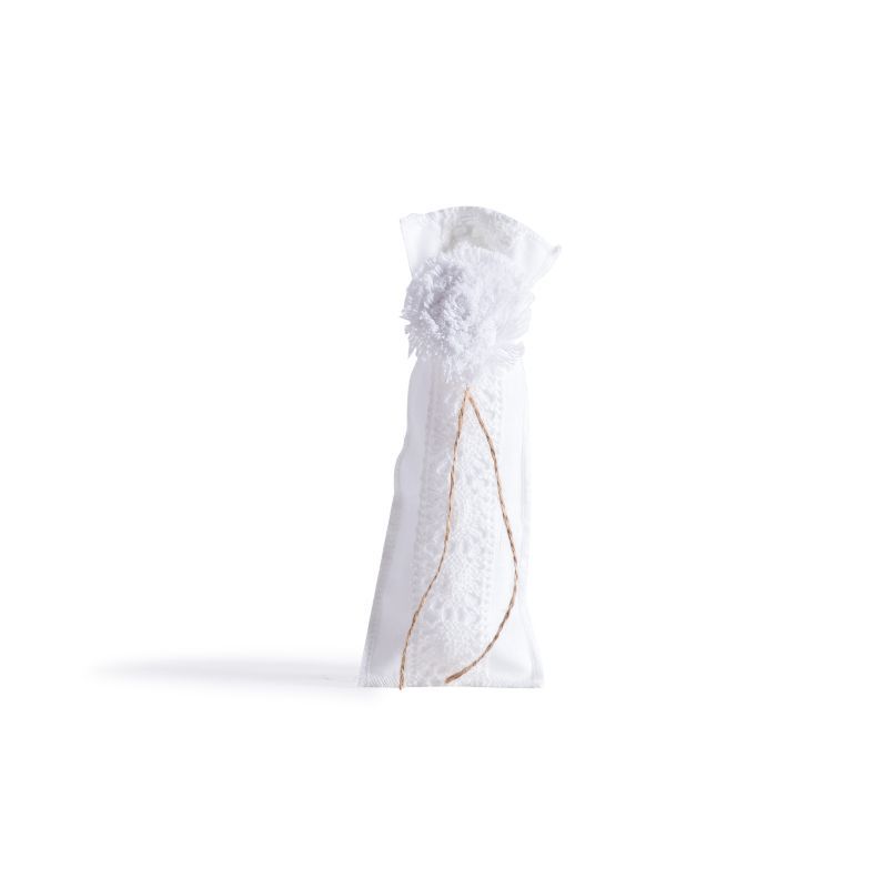 e49d3f23-9277-4683-9540-5d6ce78bfc48 Beauty Home ΠΟΥΓΚΙ ΜΕ ΔΑΝΤΕΛΑ 6 x 19 cm ΛΕΥΚΟ-ΛΕΥΚΗ