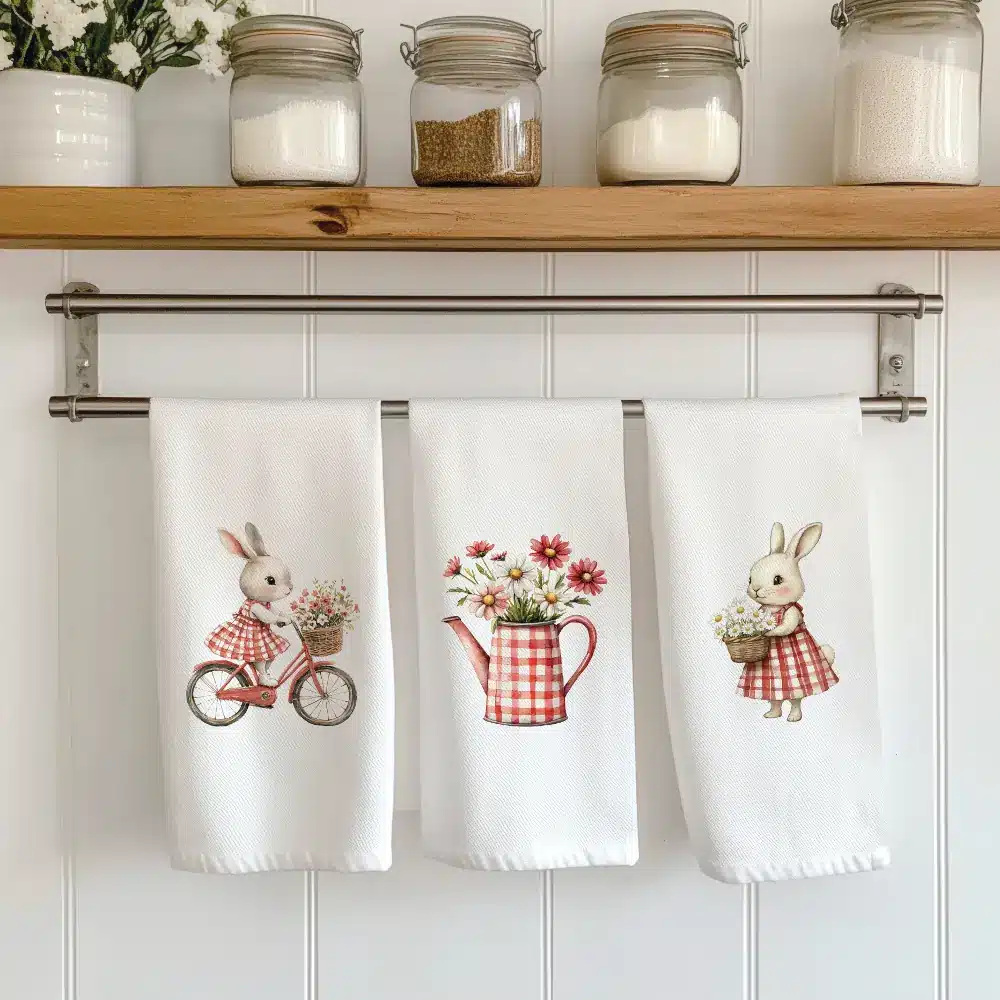 Ποτηρόπανα Κουζίνας Picnic Σετ 3ΤΜΧ Borea Home Textiles (3) 50 x 70 cm