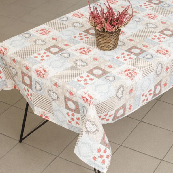 Τραπεζομάντηλο Hearts Borea Home Textiles 140 x 260 cm