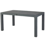 Τραπέζι Rattan SUNSET ANTHRACITE MADI Homeware