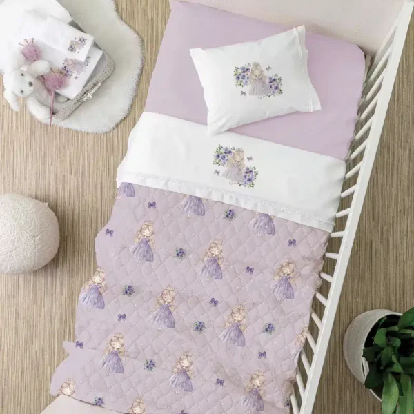 Κουβερλί Κούνιας Lily Borea Home Textiles 110 x 140 cm