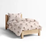 Κουβερλί Σετ Goodnight Moνό Ροζέ Borea Home Textiles 160 x 220 cm + 50 x 70 cm
