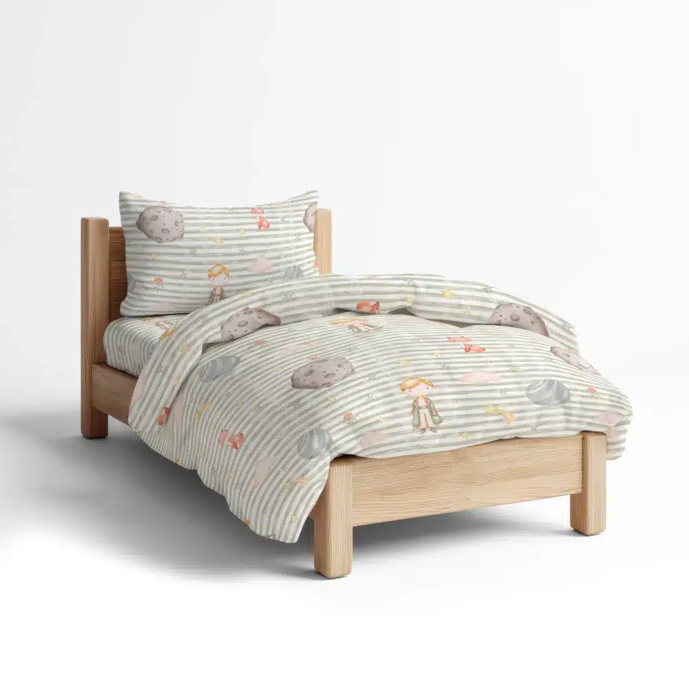 Κουβερλί Σετ Little Prince Moνό Borea Home Textiles 160 x 220 cm + 50 x 70 cm