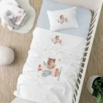 Κουβέρτα Πικέ Κούνιας Pilot Borea Home Textiles 110 x 140 cm