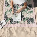 Πετσέτα Θαλάσσης Microfiber Quick Dry Monstera Borea Home Textiles 90 x 180 cm