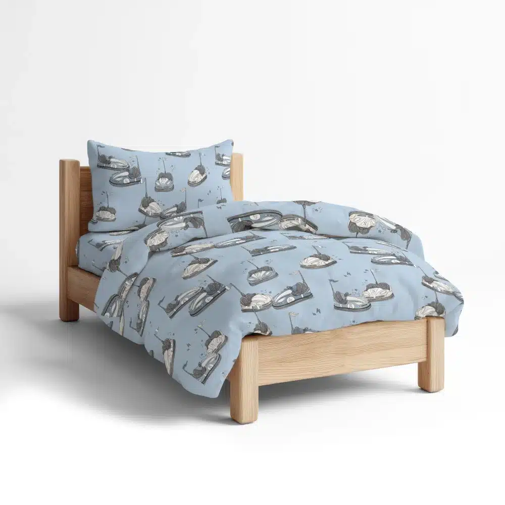 Σεντόνια Σετ Bumping Cars Moνό Borea Home Textiles (2) 160 x 250 cm + 50 x 70 cm