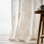 Κουρτίνα με σιρίτι 140x280cm GOFIS HOME Leaf Offwhite AW24 532/05 - Image 3