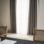 Κουρτίνα συσκότισης με σιρίτι 150x280cm GOFIS HOME Nap Warm Beige AW24 129
