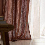Κουρτίνα με σιρίτι 140x295cm GOFIS HOME Nysera Rust 705 - Image 2
