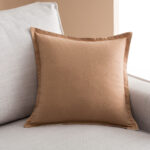 Μαξιλαροθήκη 43x43cm GOFIS HOME Light veil Jute/Vanilla 309/ 36