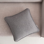 Μαξιλαροθήκη 43x43cm GOFIS HOME Zuri Grey Rock 508/ 15