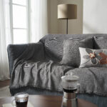 Ριχτάρι Πολυθρόνας 180x180cm GOFIS HOME Zephyr Ink Grey 146/15