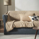 Ριχτάρι Τριθέσιου 180x310cm GOFIS HOME  Zephyr Sesame Beige 146/06