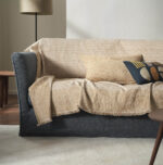 Ριχτάρι Διθέσιου 180x250cm GOFIS HOME  Meadow  Leaf Gold 160/04