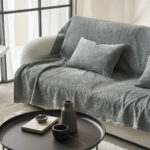 Ριχτάρι Διθέσιου 180x250cm GOFIS HOME  Ondine Weed Grey 184/07