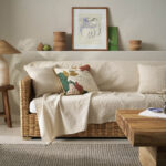 Ριχτάρι Τριθέσιου 180x310cm GOFIS HOME Elysia Hemp Beige 531/06