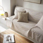Ριχτάρι Τριθέσιου 180x310cm GOFIS HOME Clover Silver Grey 558/19 - Image 3